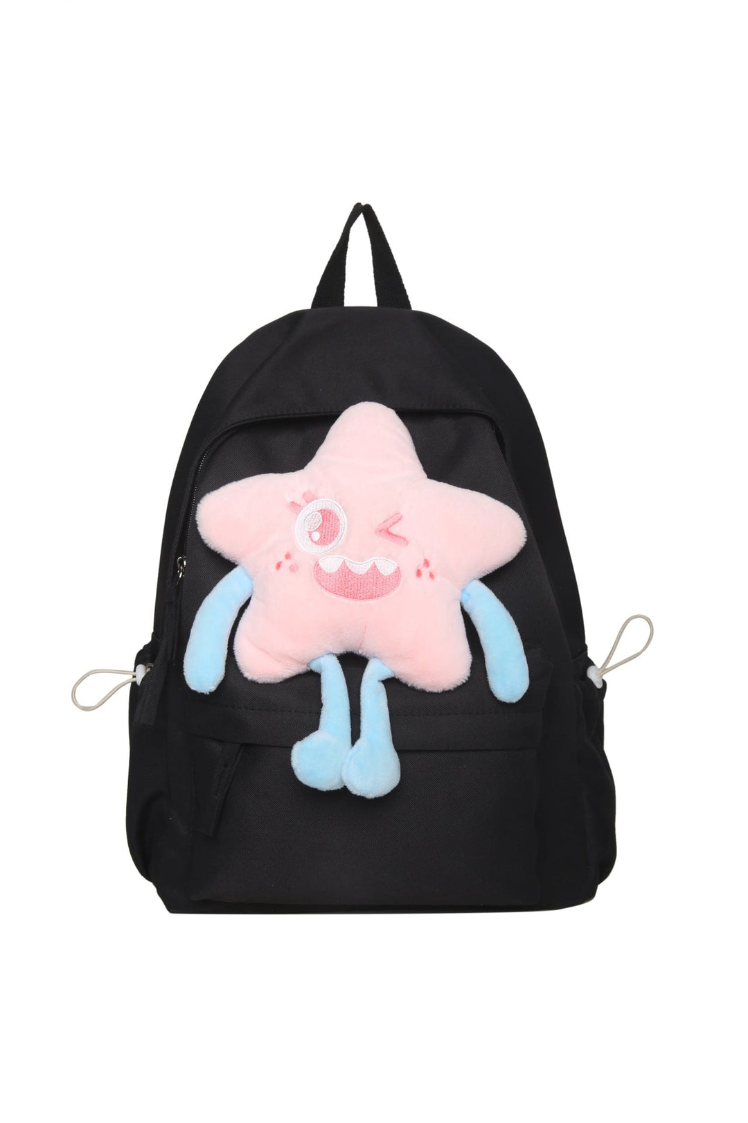 Plush backpack with playful star motif Kalsten