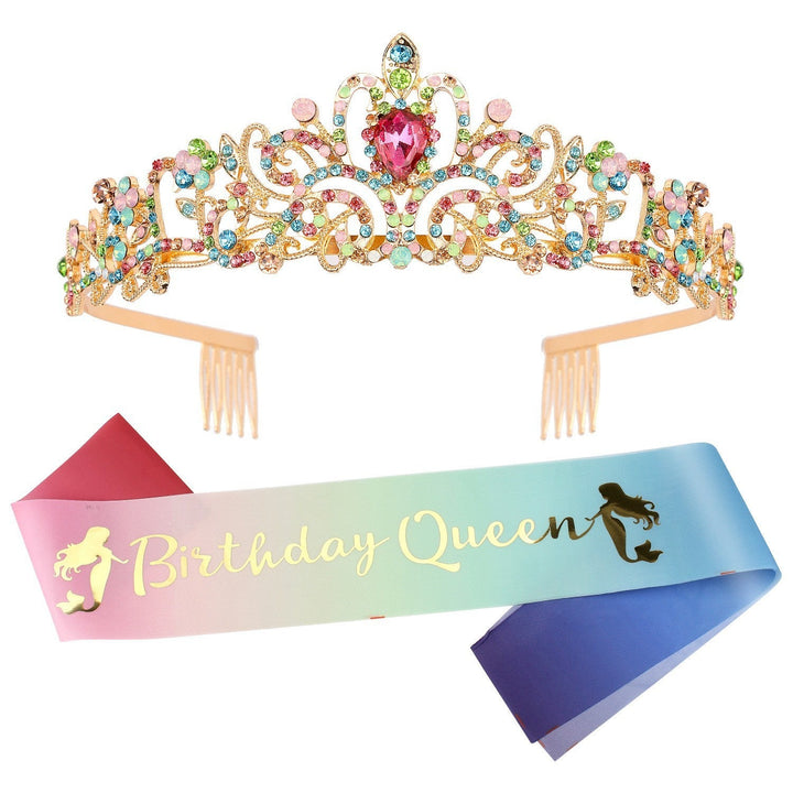 Ladies Glittering Tiara with Sparkling Rhinestones Kalsten
