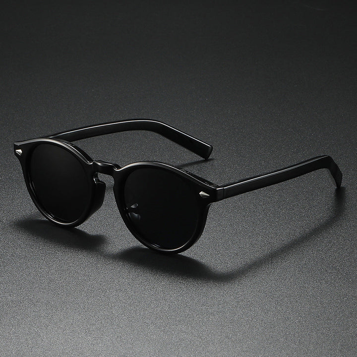 Ladies Round Sunglasses with Transparent Frame and Reflective Lenses Kalsten