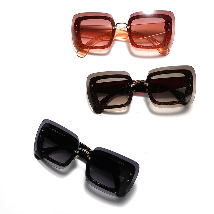 Women's square sunglasses with innovative frame Kalsten