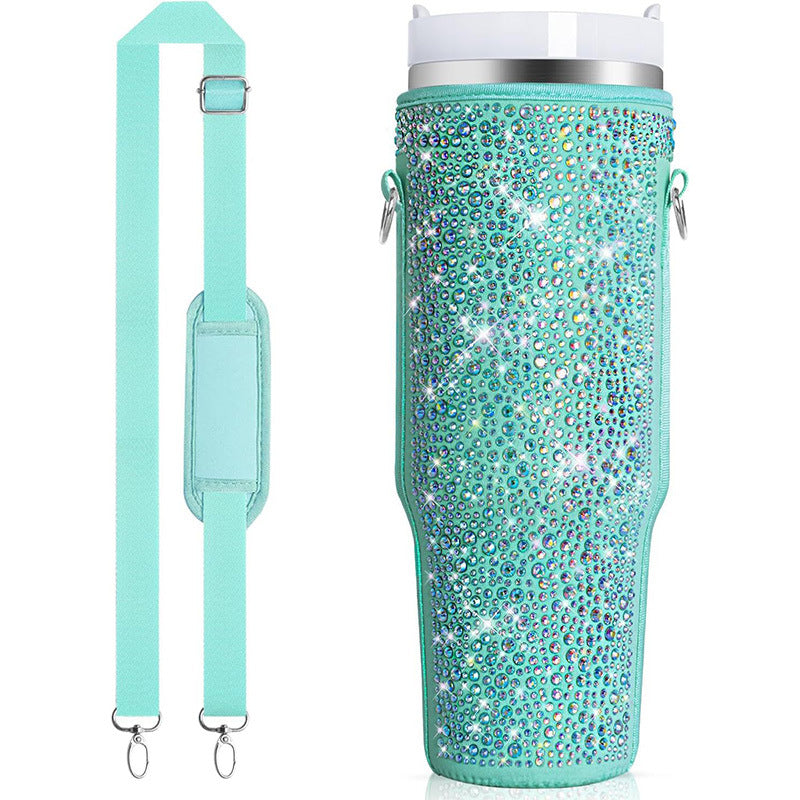 Ladies Glittering Insulated Bottle Case Kalsten
