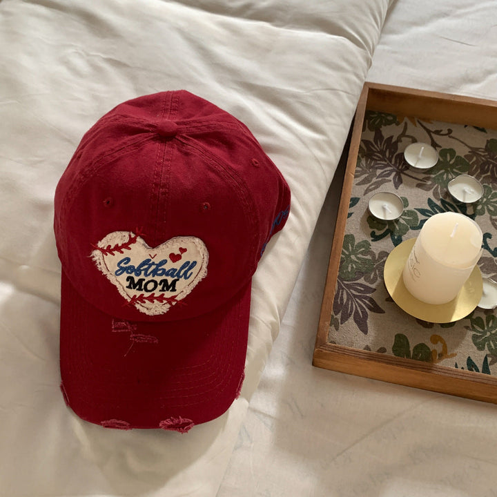 Women's Embroidered Softball Mom Cap Kalsten