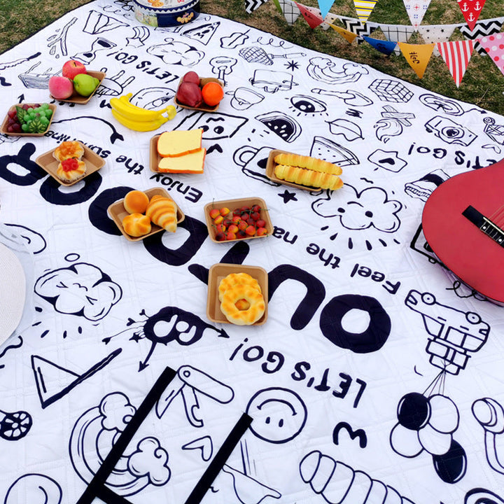 Picnic blanket with water-repellent underside Kalsten