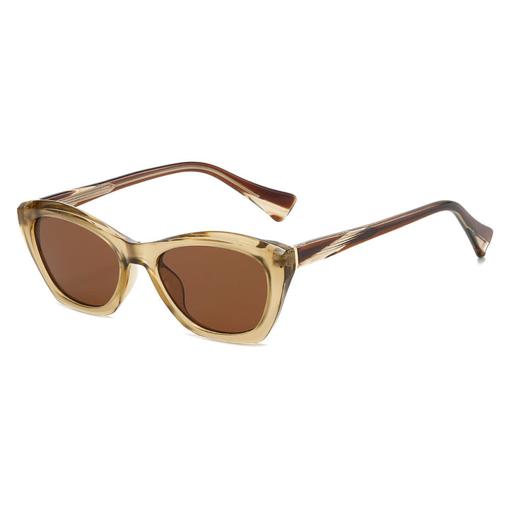 Women's Cat-Eye Sunglasses with Transparent and Colored Details Kalsten