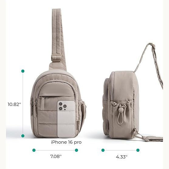 Comfortable sling bag with multiple compartments Kalsten