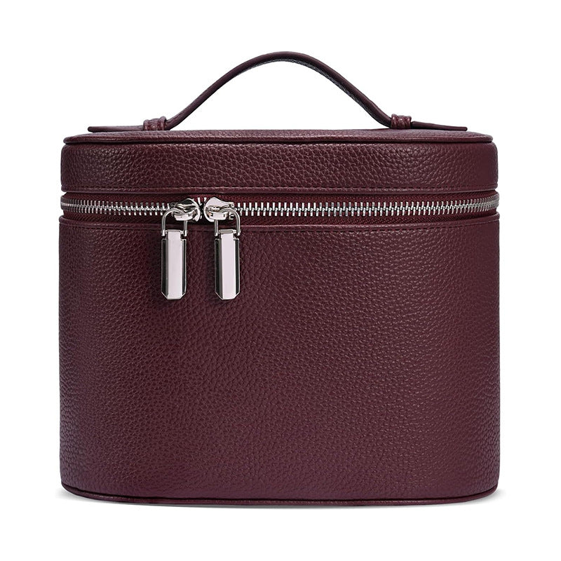 Cosmetic storage bag with elegant design and sturdy carrying handle Kalsten