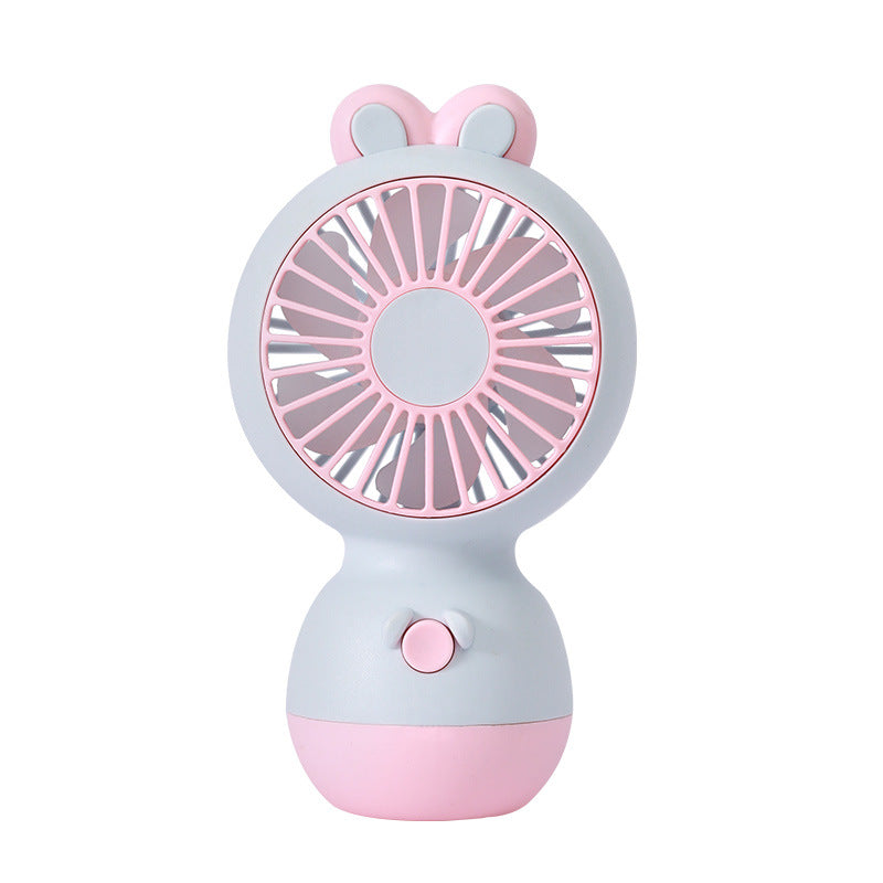 Adorable Bunny-Themed Rechargeable Mini Fan Kalsten