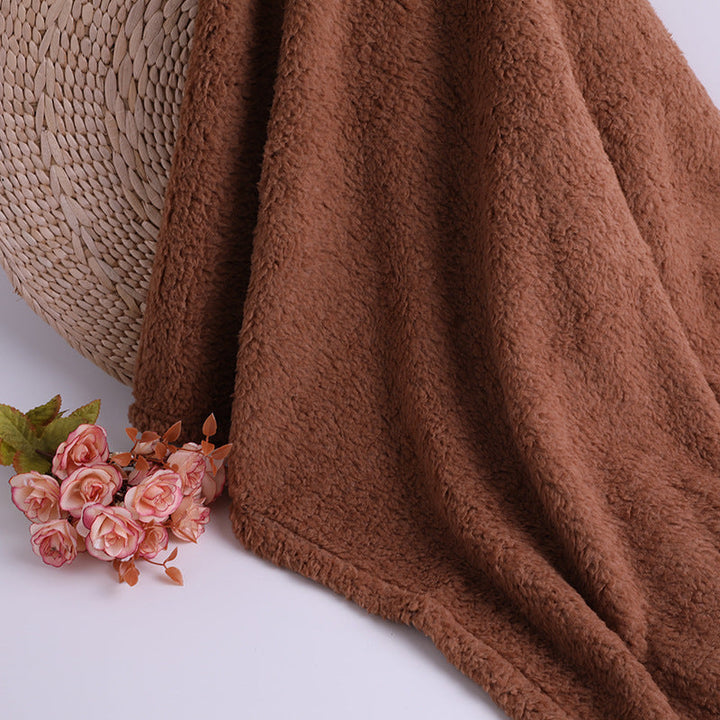 Plush Sherpa Throw Blanket With Ultra-Soft Microfleece And Breathable Backing