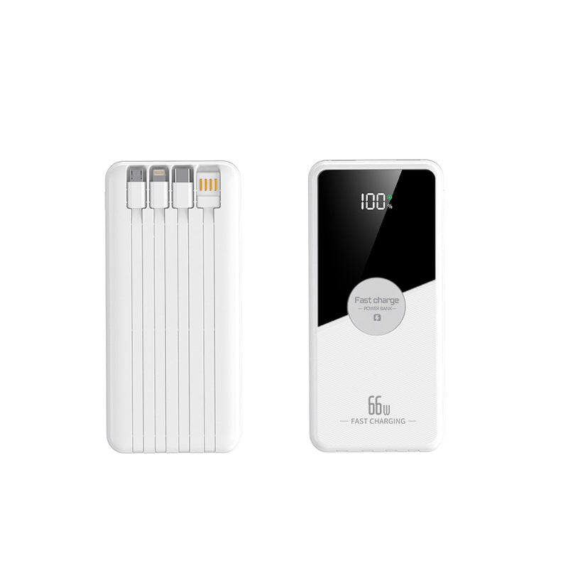 Portable power bank with integrated cables and fast charging function Kalsten