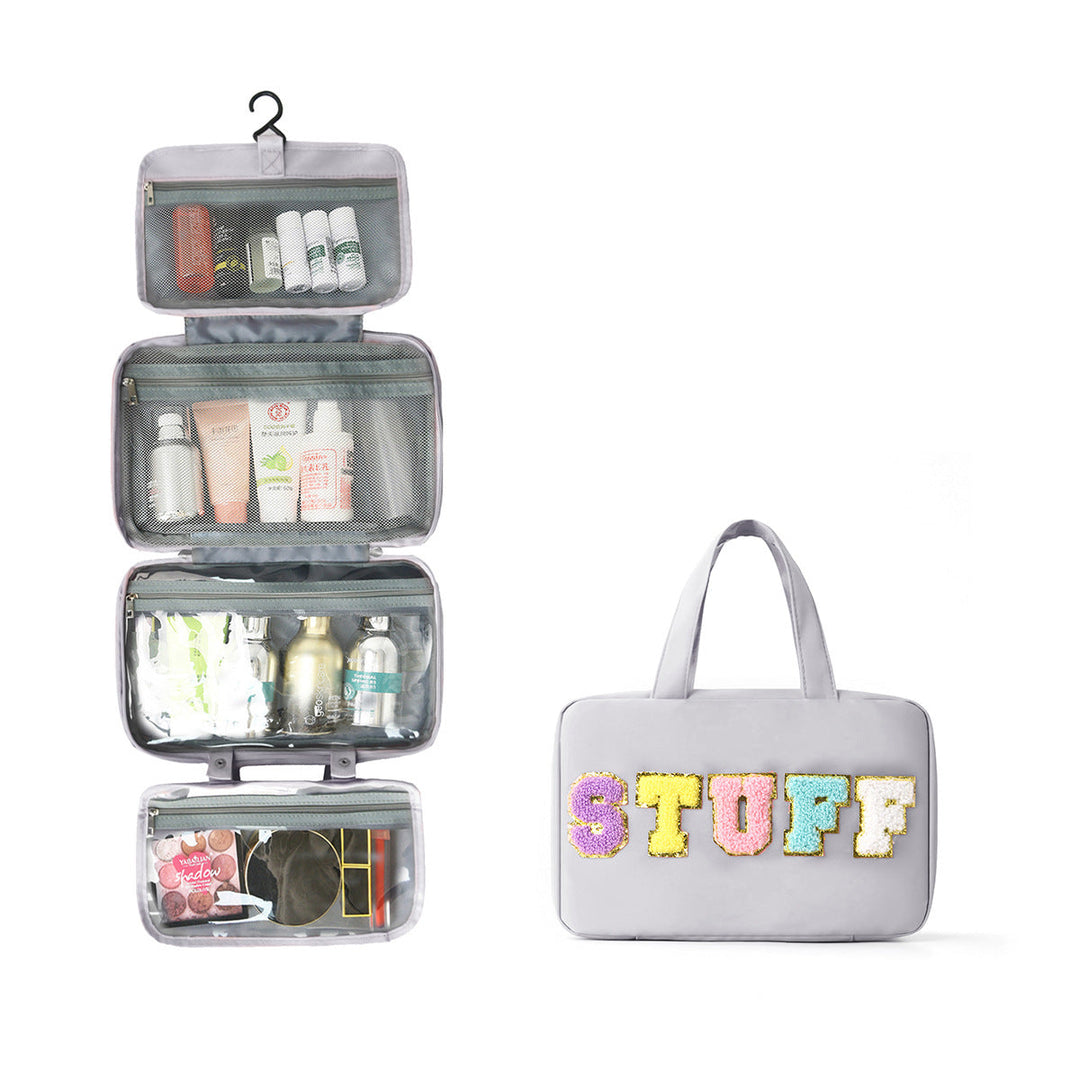 Multifunctional Cosmetic Organizer Bag with Hanging Design Kalsten