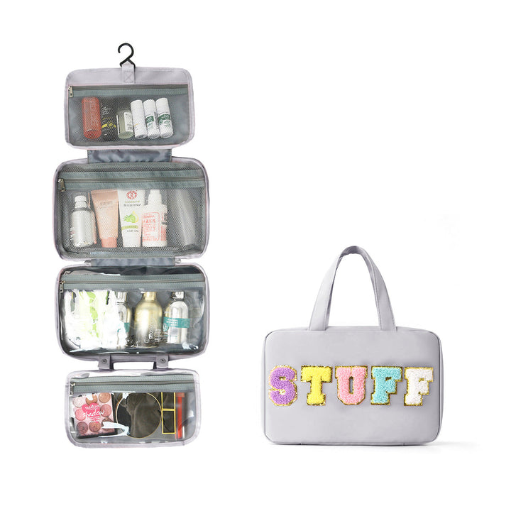 Multifunctional Cosmetic Organizer Bag with Hanging Design Kalsten