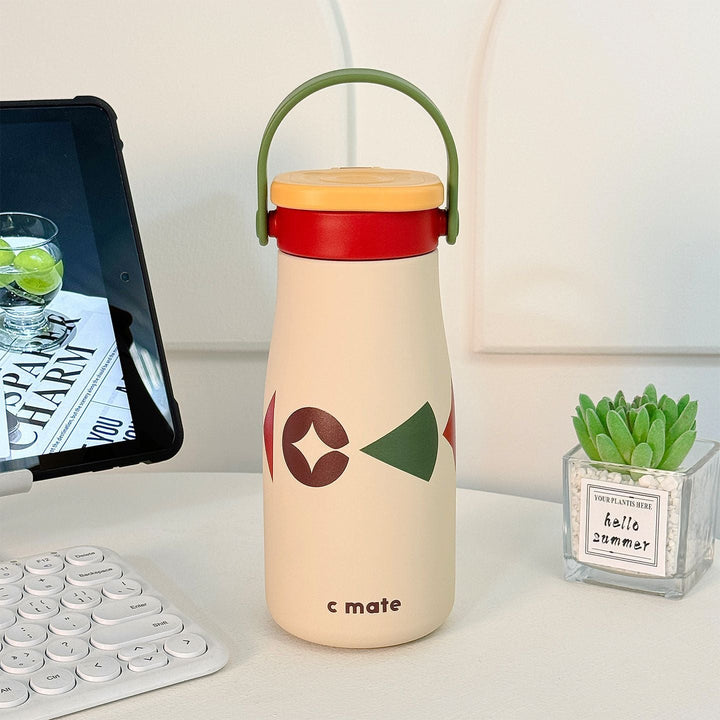 Ladies Insulated Drinking Bottle with Practical Carry Strap Kalsten