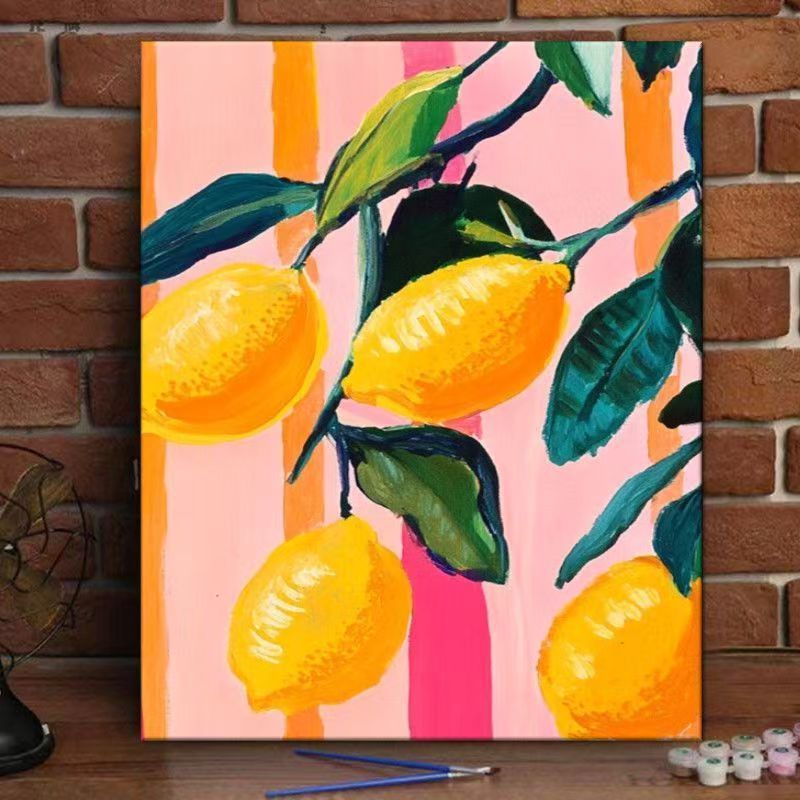 Peach Blossom Decorative Canvas Art Print Kalsten