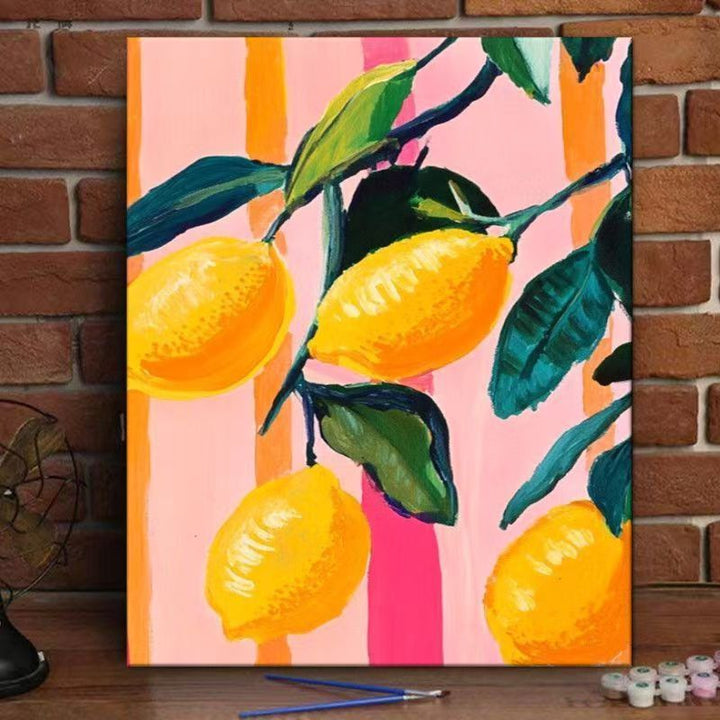 Peach Blossom Decorative Canvas Art Print Kalsten