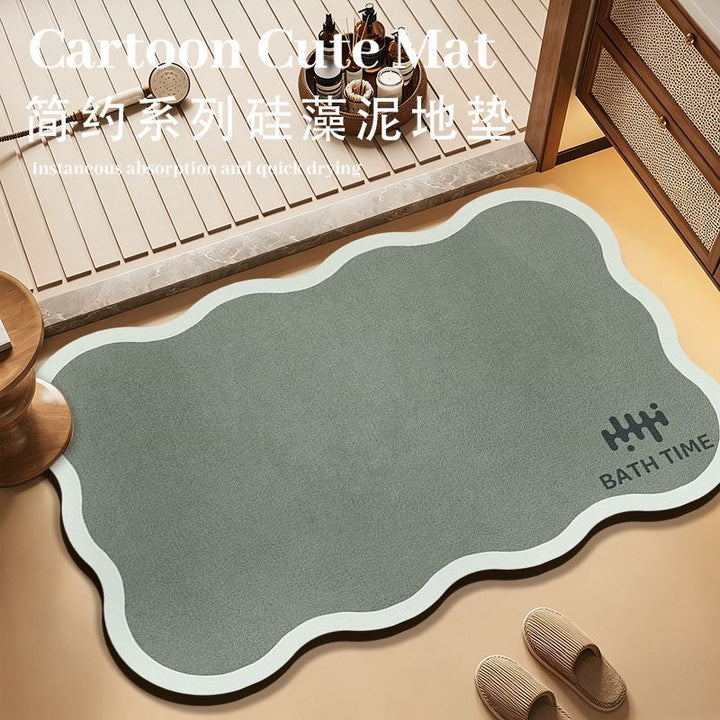 Cartoon-Themed Bath Mat
