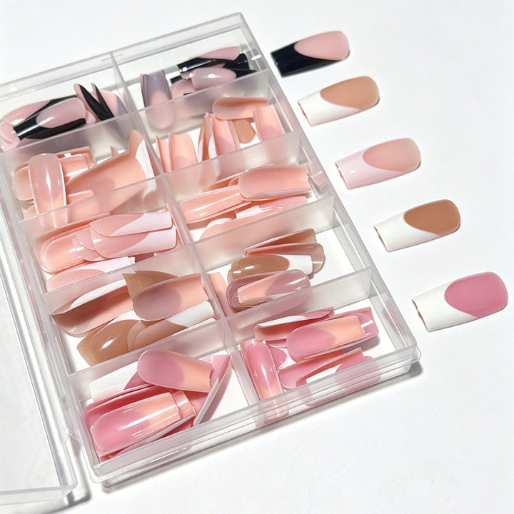 Gradient French Tip Press-On Nail Set Kalsten