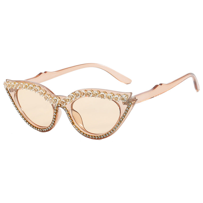 Women's Cat-Eye Sunglasses with Sparkling Rhinestones Kalsten