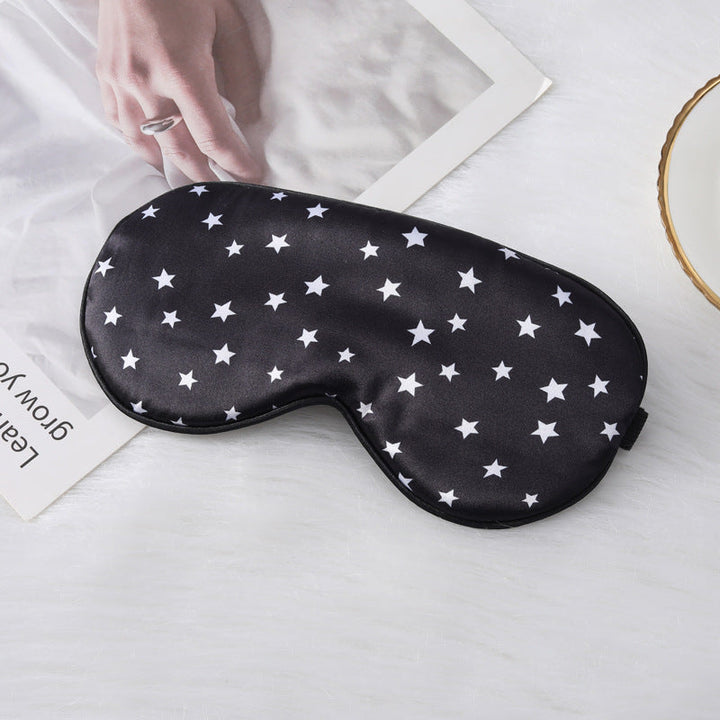 Women nan silky-soft contoured sleep mask with comfort padding and star pattern Kalsten