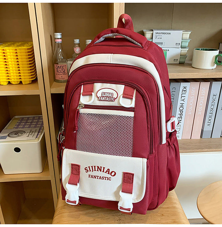 Multi-Compartment Functional School Backpack
