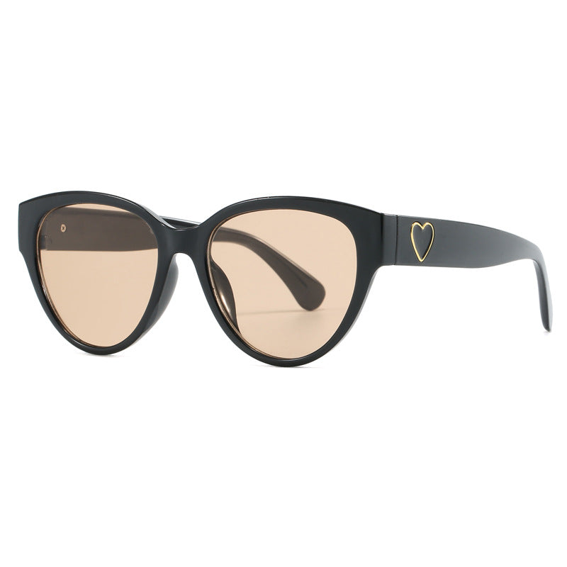 Women's Cat-Eye Sunglasses with Luxurious Leopard Print and Charming Details Kalsten