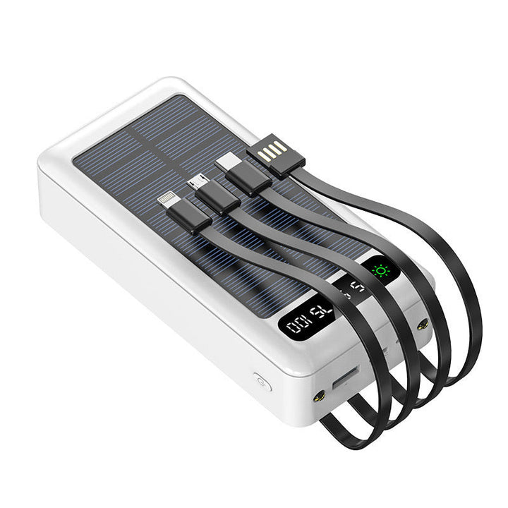 Solar Power Bank with Multifunctional Charging Function and Integrated LED Display Kalsten