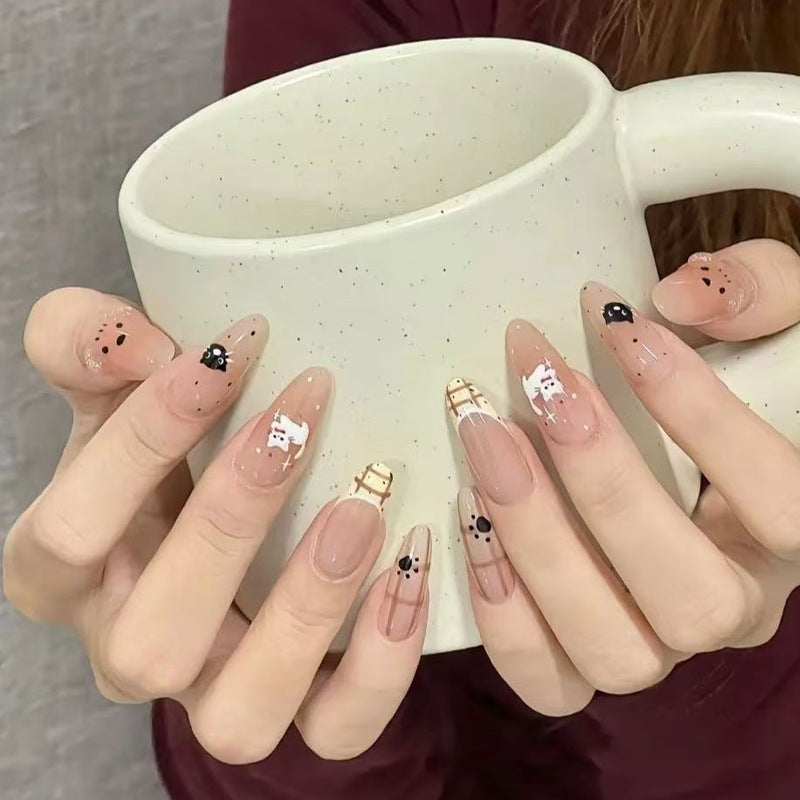 Artificial nails with elegant ombre finish Kalsten