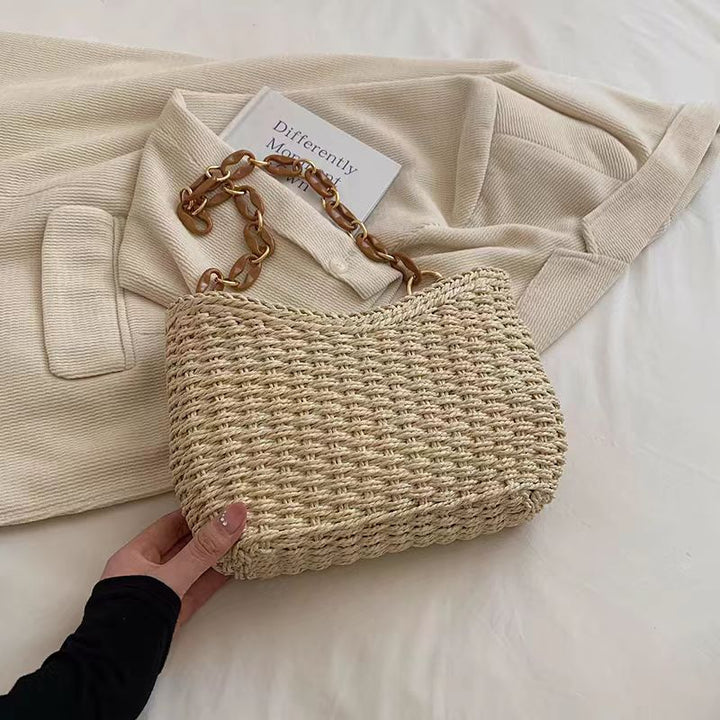 Handbag with chain carry handle Kalsten