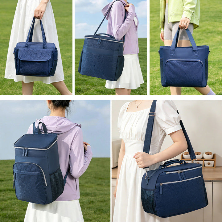 Cooling and transport bag with versatile interior layout Kalsten