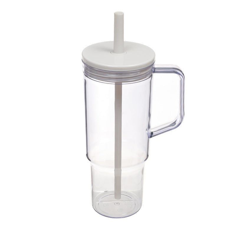 Women's creative drinking cup with retractable straw and non-slip handle Kalsten