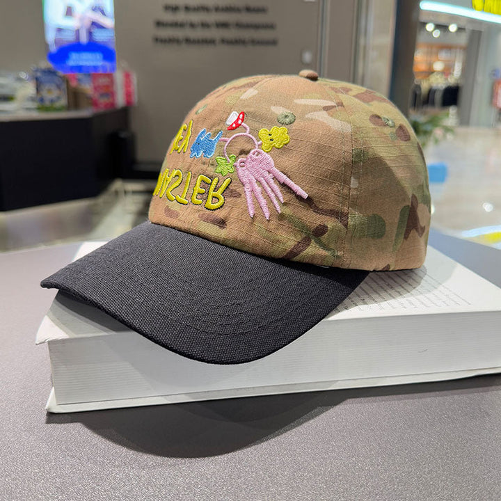 Unisex Embroidered Camo Cap Kalsten
