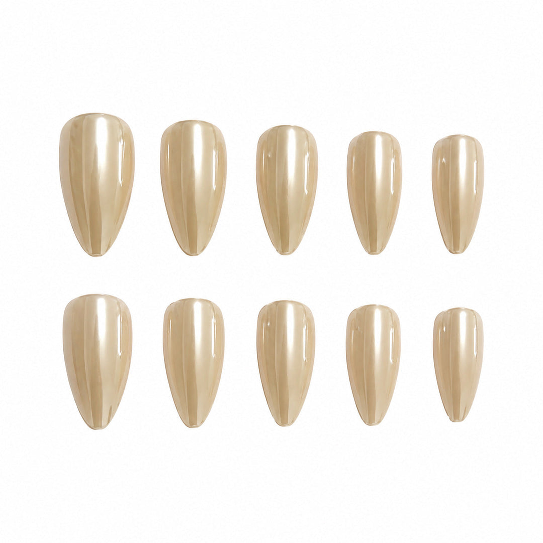 Artificial nails with high-gloss finish and elegant design Kalsten
