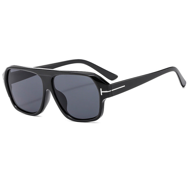 Women's oversized sunglasses with square frame and polarized lenses Kalsten