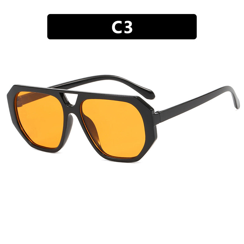 Women's sunglasses in fashionable hexagon design with UV protection Kalsten