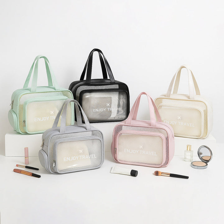Transparent Travel Bag with Versatile Compartments Kalsten