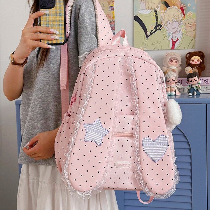 Bunny Ears Design Backpack Kalsten