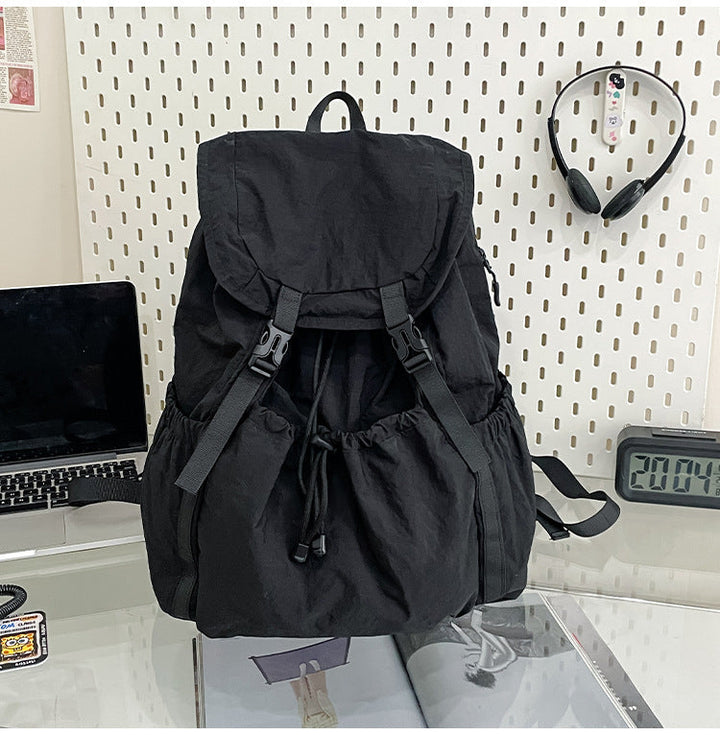 Versatile Drawstring Closure School Backpack