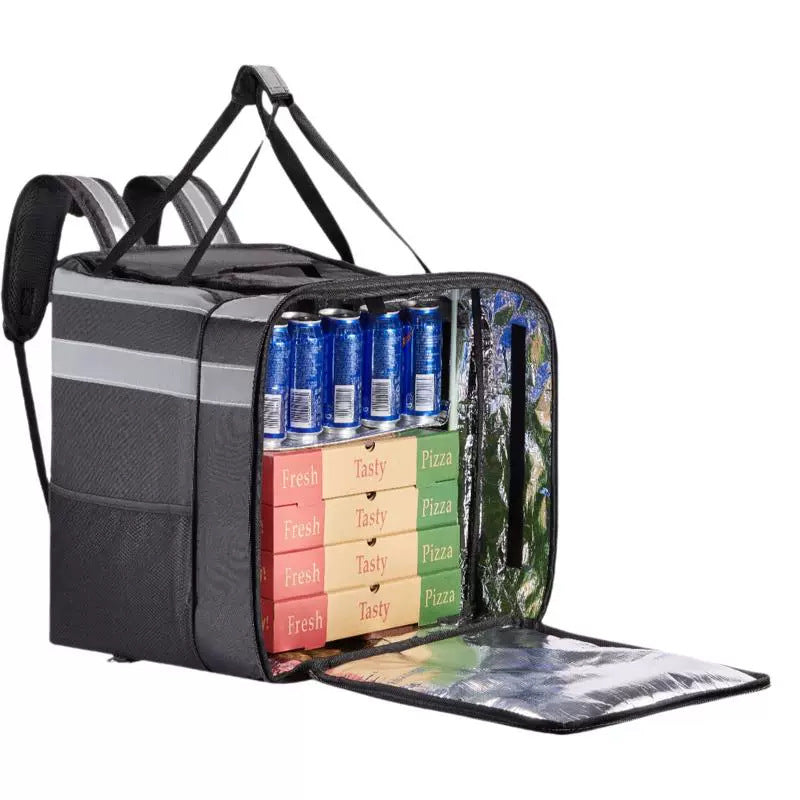 Women Insulated Delivery Backpack with Reflective Elements Kalsten