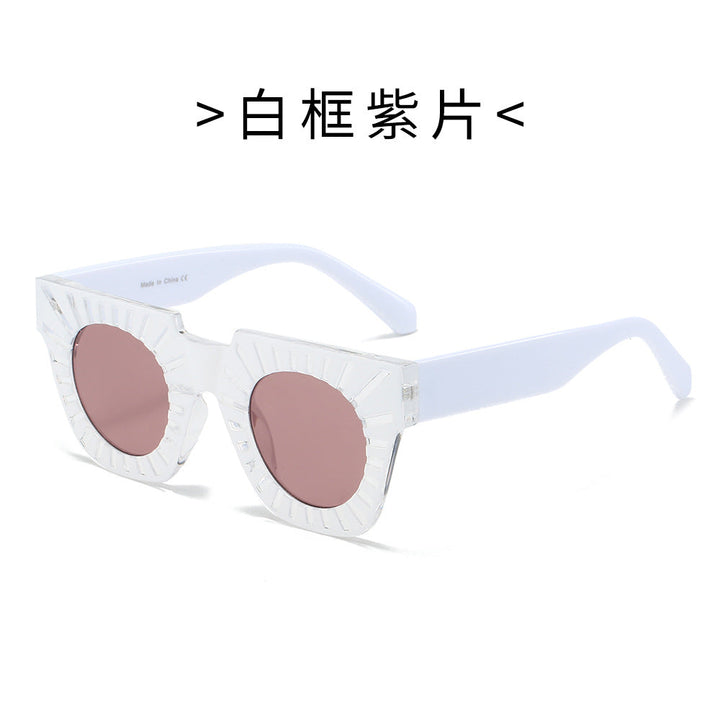 Ladies Fashion Sunglasses with Creative Geometric Frame Kalsten