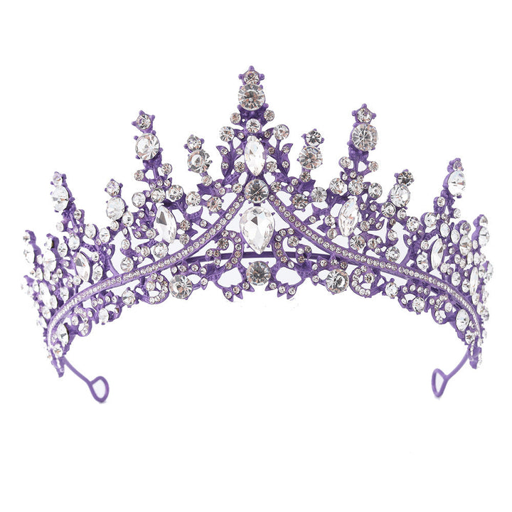 Ladies Rhinestone Tiara with Sparkling Gemstones Kalsten