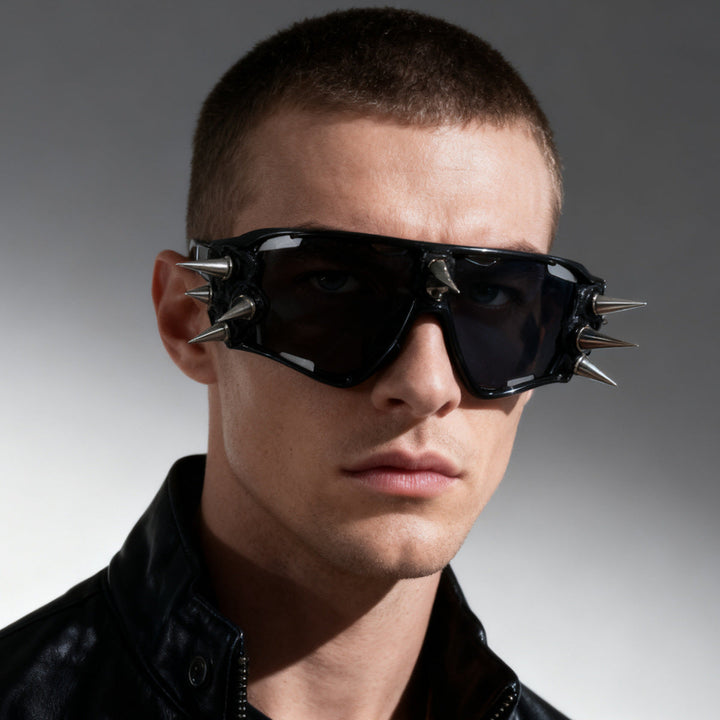 Women's edgy sports sunglasses with sharp accents Kalsten