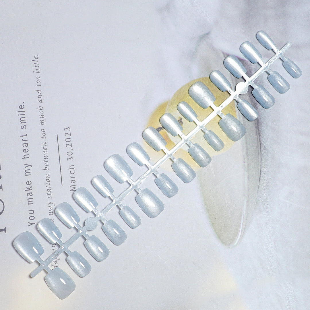 Glossy Reflective Press-On Nails Kalsten