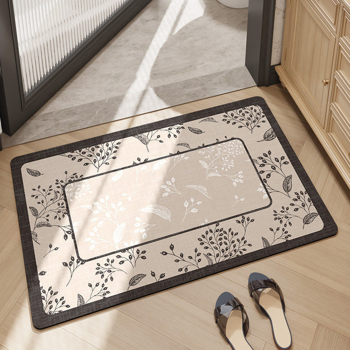 Marble Pattern Bath Mat Kalsten