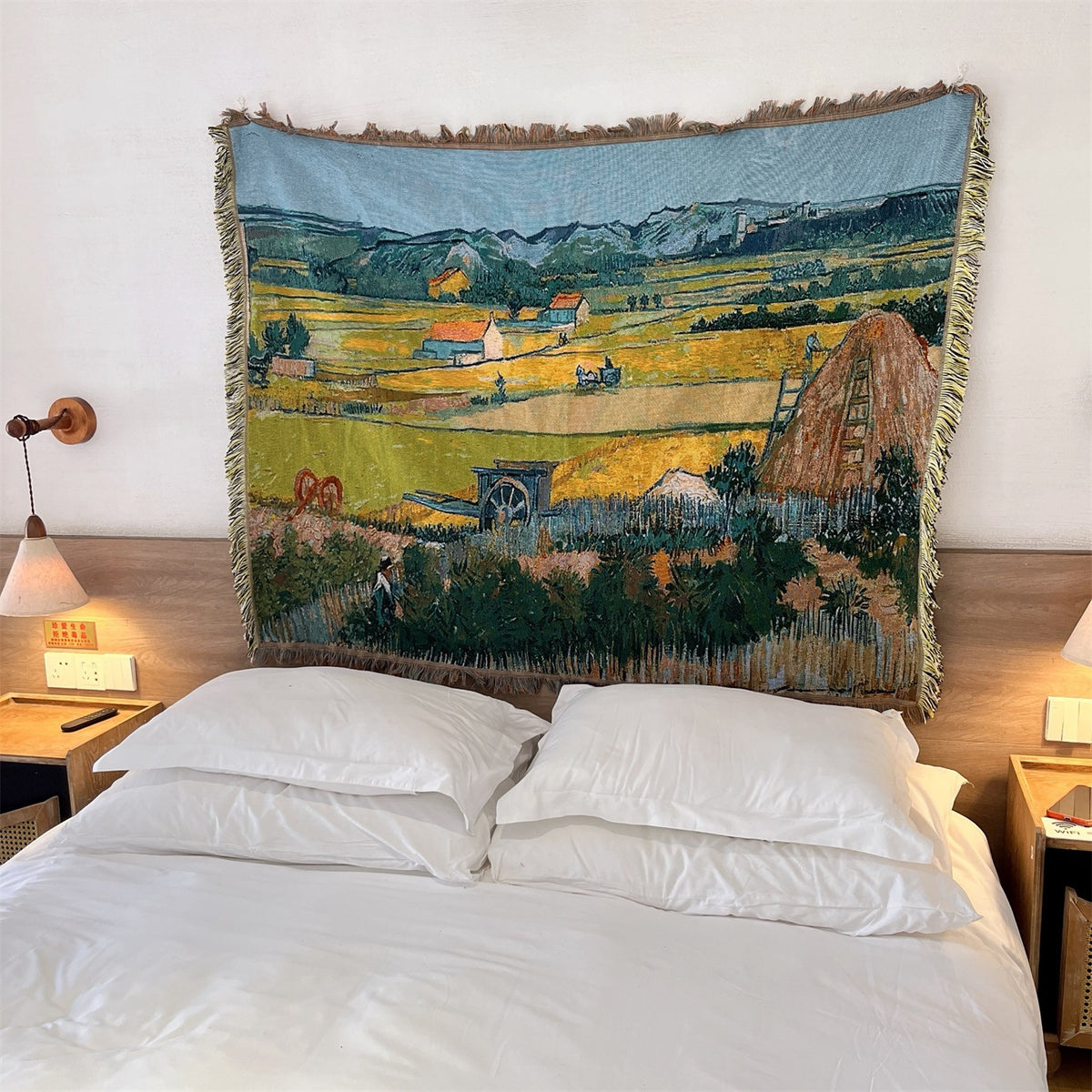 Artistic Floral Tapestry Blanket