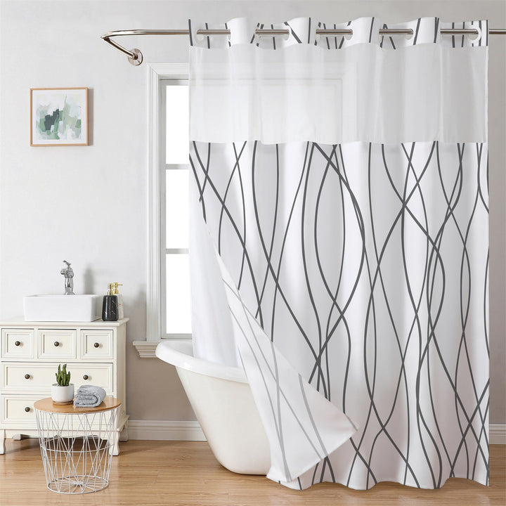 Luxury Marble Design Shower Curtain Kalsten