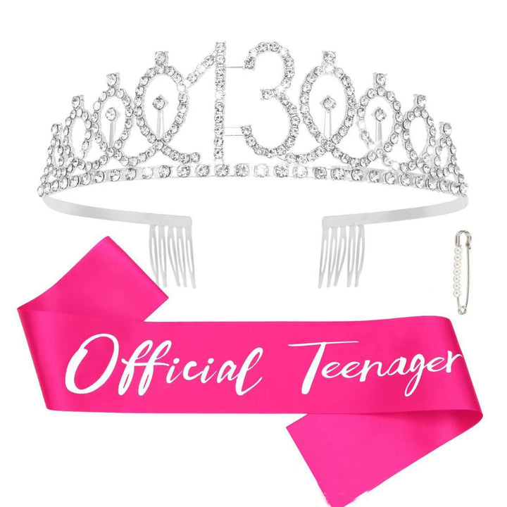 Ladies Glittering Crown with Swarovski Stones Kalsten