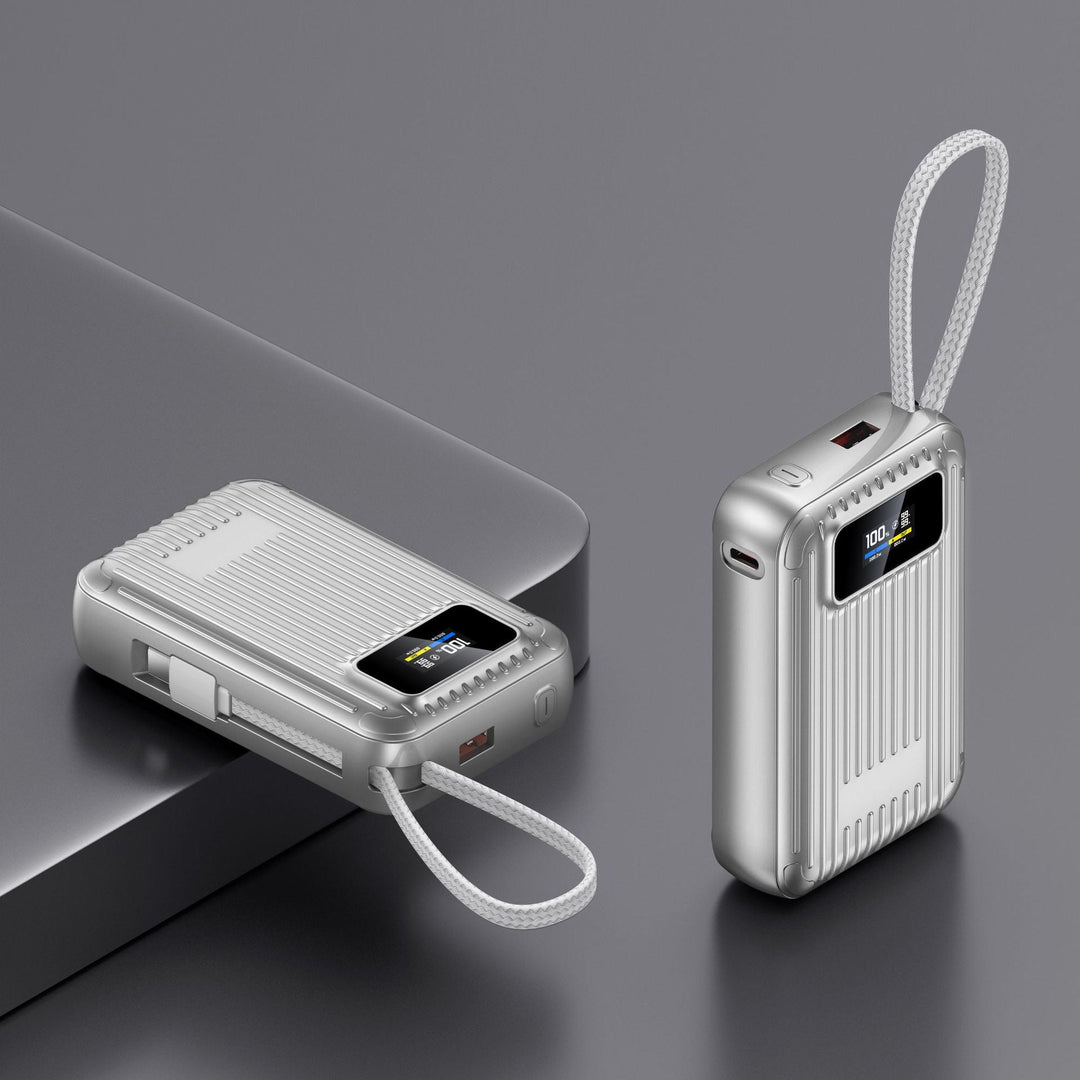 Compact power bank with intelligent LCD display and fast charging function Kalsten
