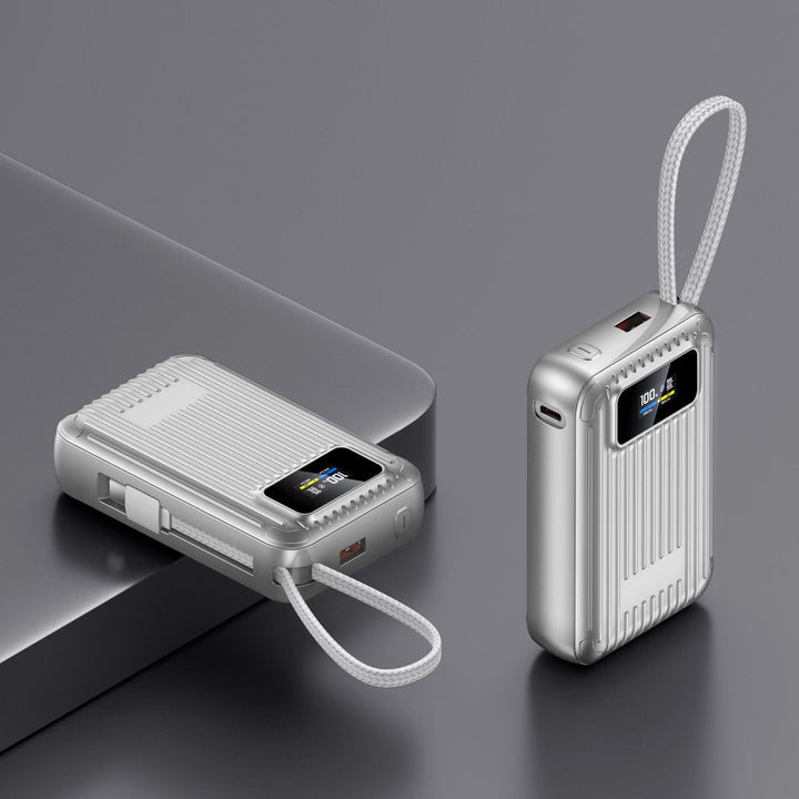 Compact power bank with intelligent LCD display and fast charging function Kalsten