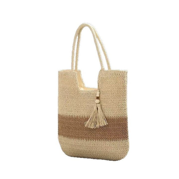 Woven Natural Material Crossbody Bag Kalsten