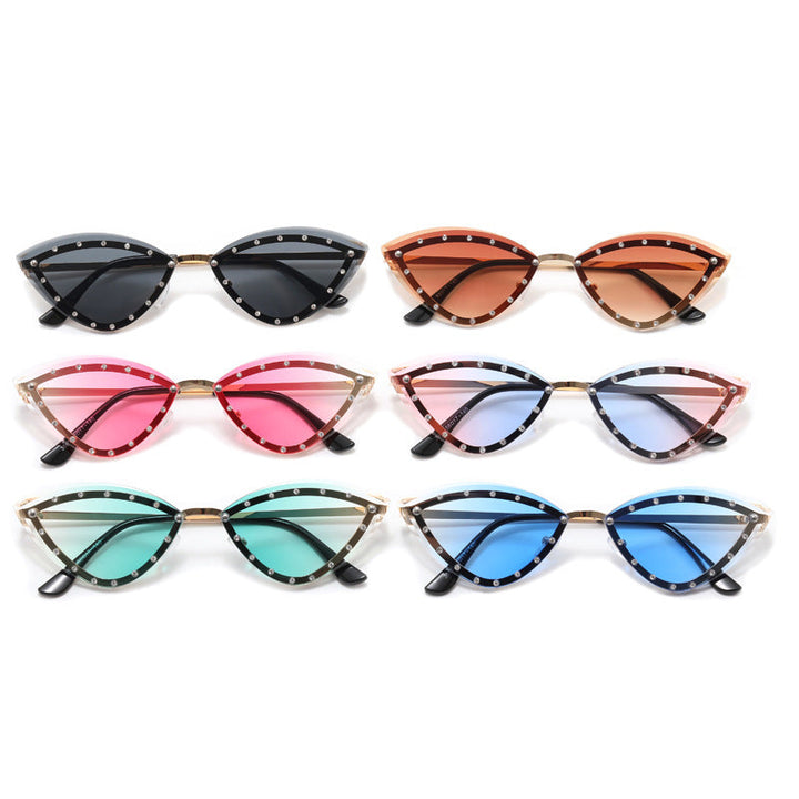 Women's Cat-Eye Sunglasses with Glitter Details Kalsten