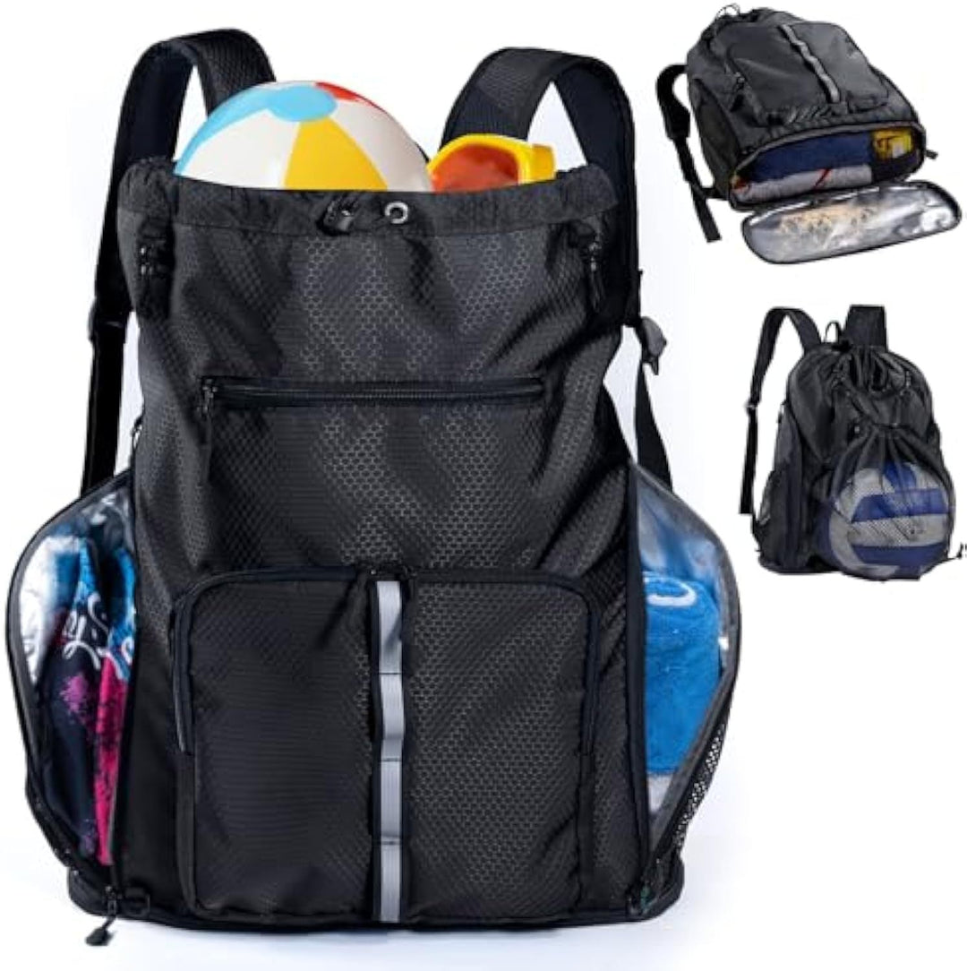 Multifunctional leisure backpack with special compartments for towels and sports accessories Kalsten